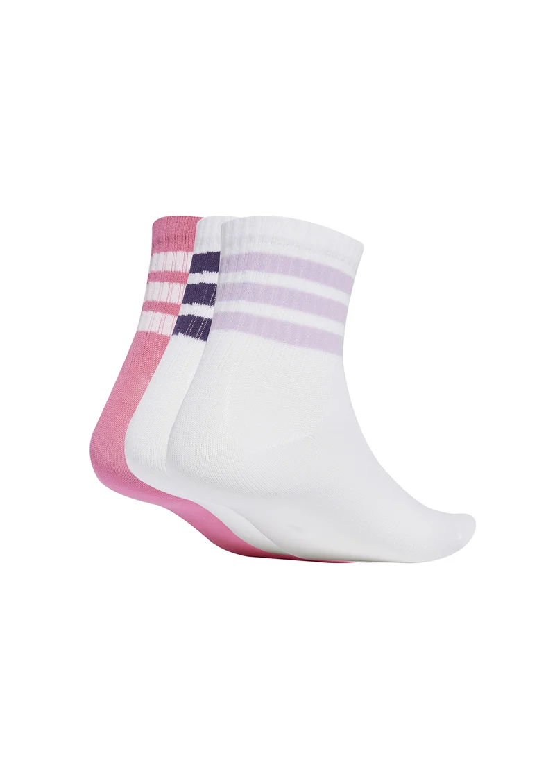 Adidas Youth 3 Pack Ribbed Socks