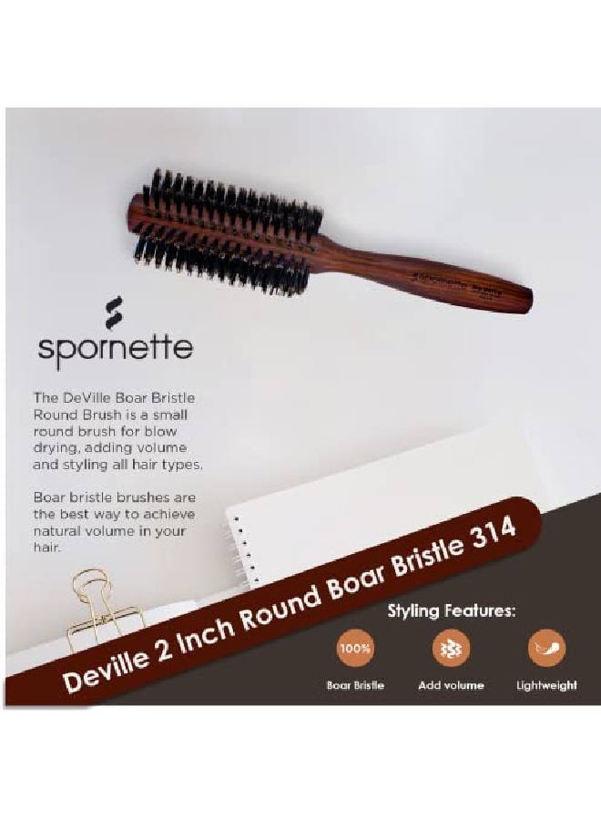 Spornette ديفيل 2 بوصة فرشاة شعر خنزير دائرية 314 - Image 3