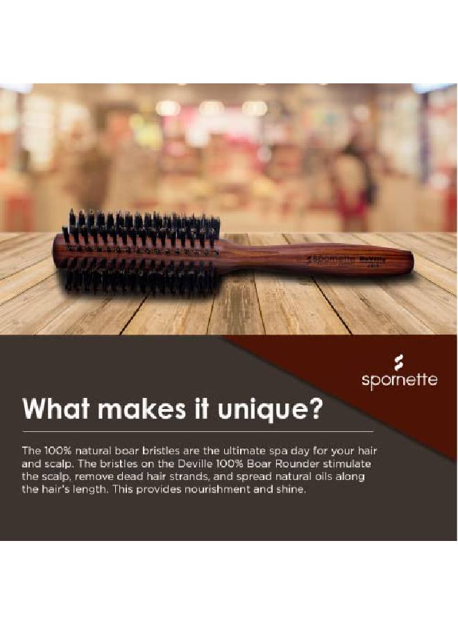Spornette ديفيل 2 بوصة فرشاة شعر خنزير دائرية 314 - Image 4