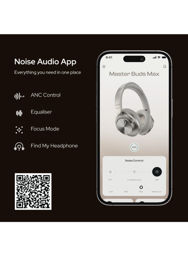 نويز Noise Master Buds Max Truly Wireless Bluetooth Earbuds - Silver (Sound by Bose ) silver - Image 3