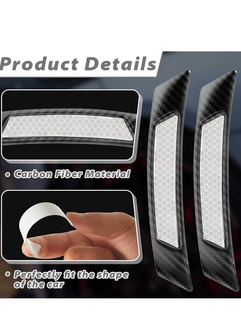 12 Pcs Car Reflective Side Marker Stickers Automotive Exterior Accessories Door Reflector Guard for Car SUV Pickup Truck Wheel Well Arch or Side Bumper Fenders - Image 4