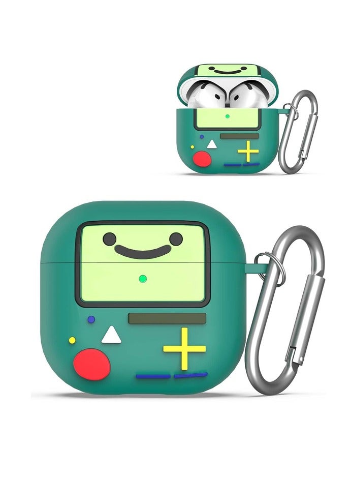 Cute Cover for AirPods 4 Case,Cartoon Cute AirPods 4 Case Game Console Design Silicone Protection Cool Case with Keychain - Image 1