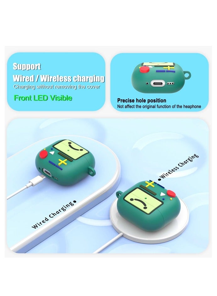 Cute Cover for AirPods 4 Case,Cartoon Cute AirPods 4 Case Game Console Design Silicone Protection Cool Case with Keychain - Image 4