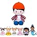 OUOZZZ 126 Soft Baby Doll Toys for 1 Year Old Boy Gifts Birthday Gifts for 1 Year Old Boy Plush Toys Gift for Toddler Kids Red Hat - Image 2