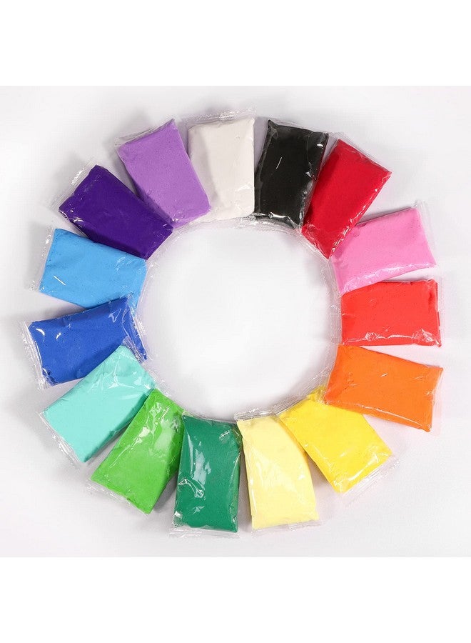 Ecurfu Air Dry Clay 36 Colors, Modeling Clay for Kids, DIY Molding Clay with Tools, Toy Gifts for Kids - Image 2