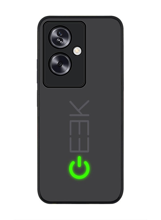 Stylizedd حافظة حواف سوداء متينة لهاتف أوبو A79 5G، حافظة مرنة رقيقة من المطاط ضد الصدمات - جيك أون - Image 1