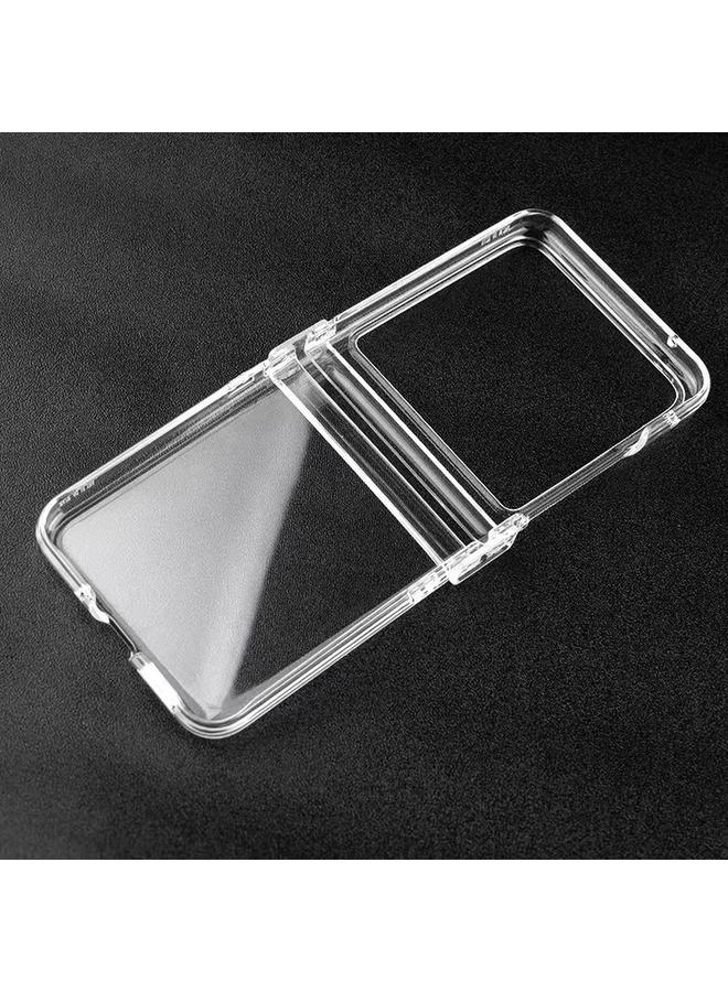 اس-توب جراب لهاتف Motorola Razr 40 Ultra 3 في 1، جراب حماية كامل من البولي كربونات شفاف مقاوم للصدمات - Image 3