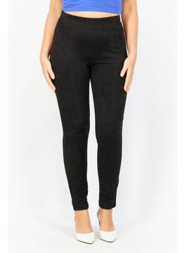 ESPRIT Women Regular Fit Solid Pants, Black  - Image 1