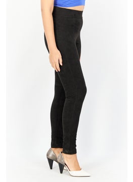ESPRIT Women Regular Fit Solid Pants, Black  - Image 4