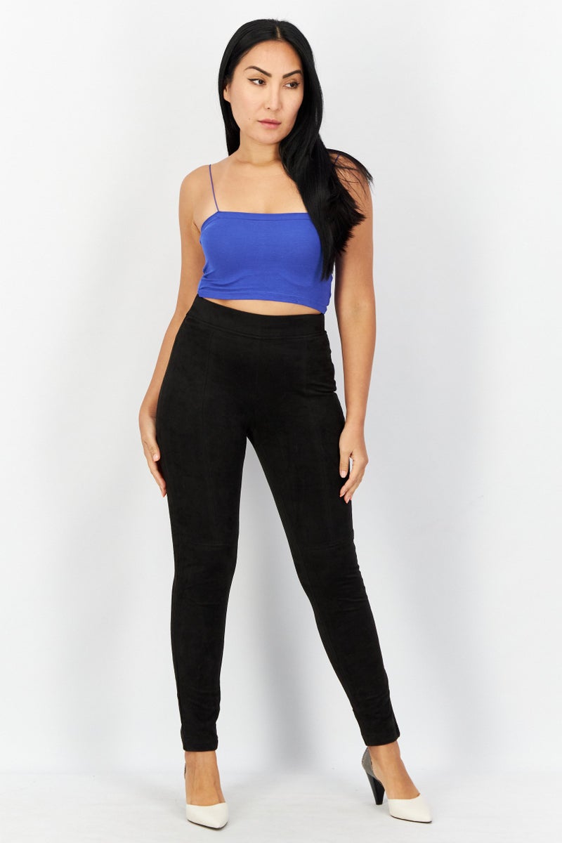 ESPRIT Women Regular Fit Solid Pants, Black - Image 3