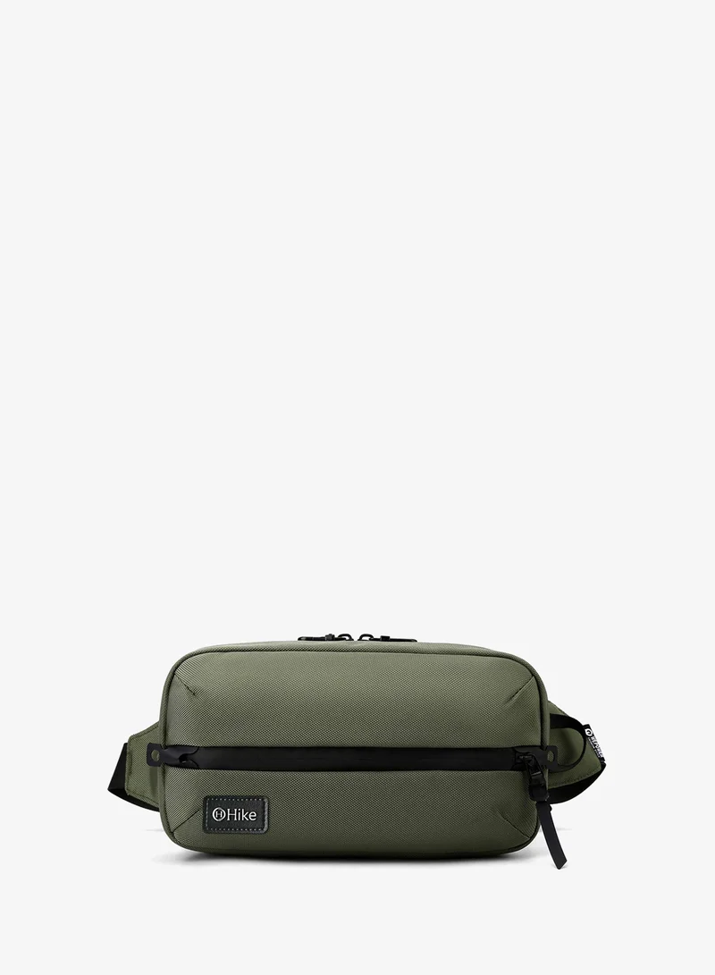 هايك Hike 11-inch Waist Bag Anti-Theft Water Resistant Shock Proof Business Leisure Crossbody Chest Bag for Men and Women, HK2121-Green