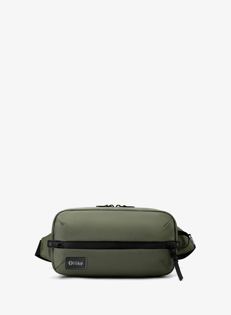 هايك Hike 11-inch Waist Bag Anti-Theft Water Resistant Shock Proof Business Leisure Crossbody Chest Bag for Men and Women, HK2121-Green - Image 1