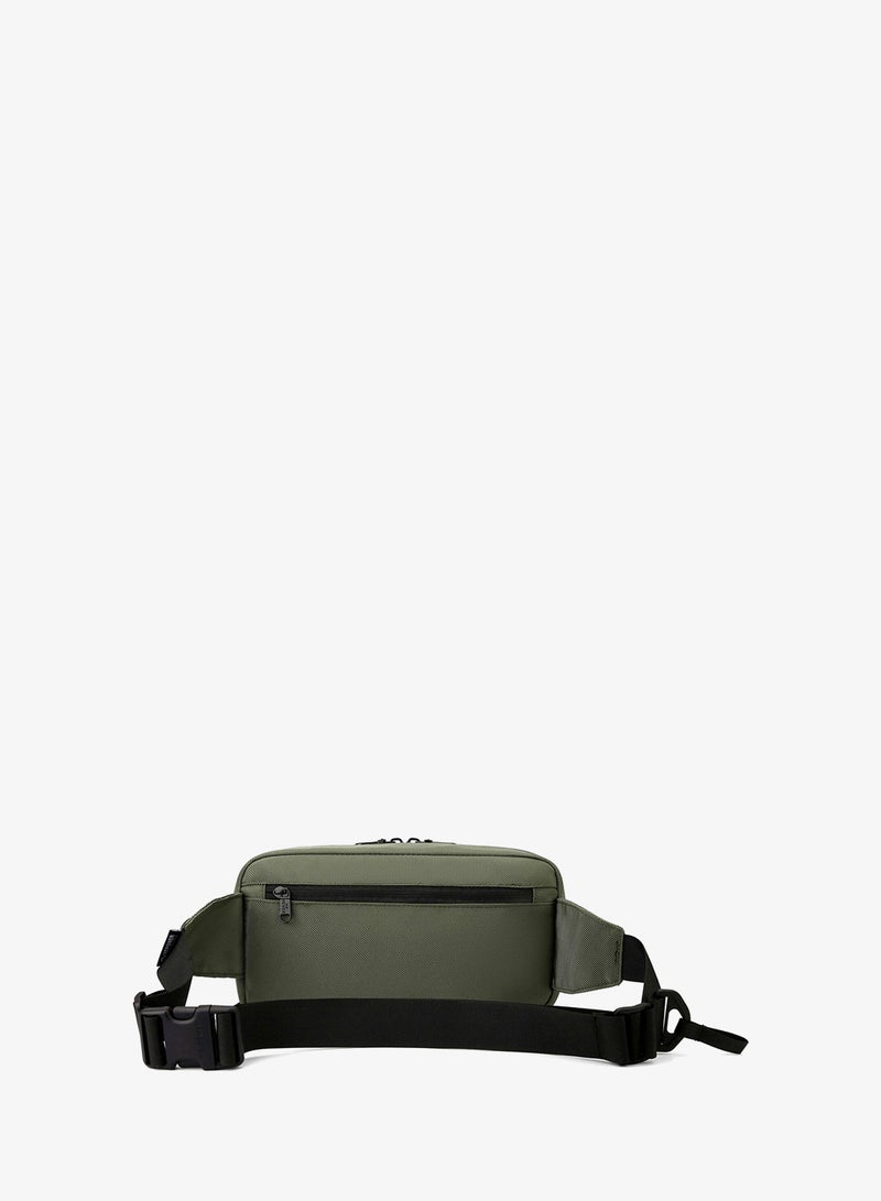 هايك Hike 11-inch Waist Bag Anti-Theft Water Resistant Shock Proof Business Leisure Crossbody Chest Bag for Men and Women, HK2121-Green - Image 2