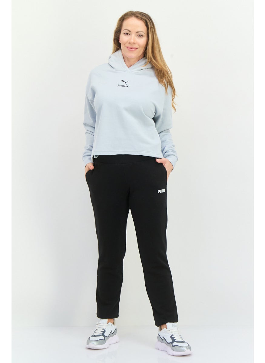 PUMA Women Sportswear Fit Long Sleeves Outdoor Sweatshirt, Light Grey  - Image 4