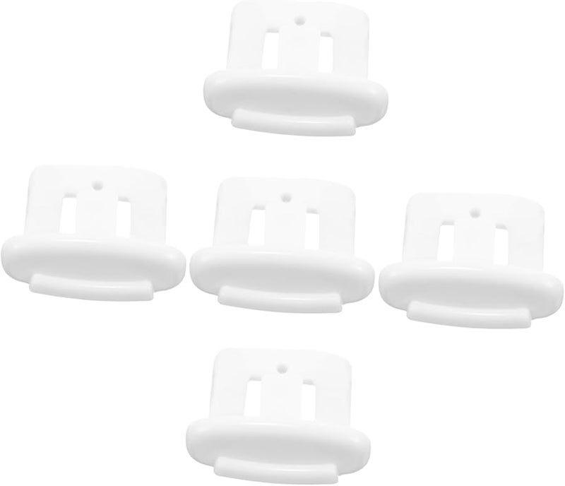 حزمة من 5 قطع لملقط إيقاف انزلاق الرف العلوي لغسالة الصحون - قطع غيار بديلة سهلة التركيب - Image 2