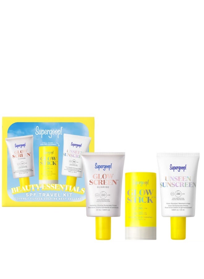 سوبر جوپ مجموعة سوبرجوب! لمستحضرات التجميل الأساسية وعامل الحماية من الشمس للسفر - Image 1
