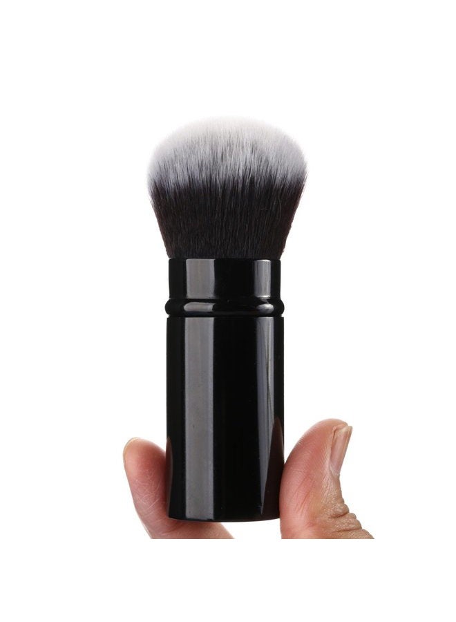 Sinide Retractable Makeup Blush Brushes, Professional Kabuki Brush Set - Best Foundation Brush Travel Kit for Mineral Powder,Contouring, Cream or Liquid Cosmetics - Image 4