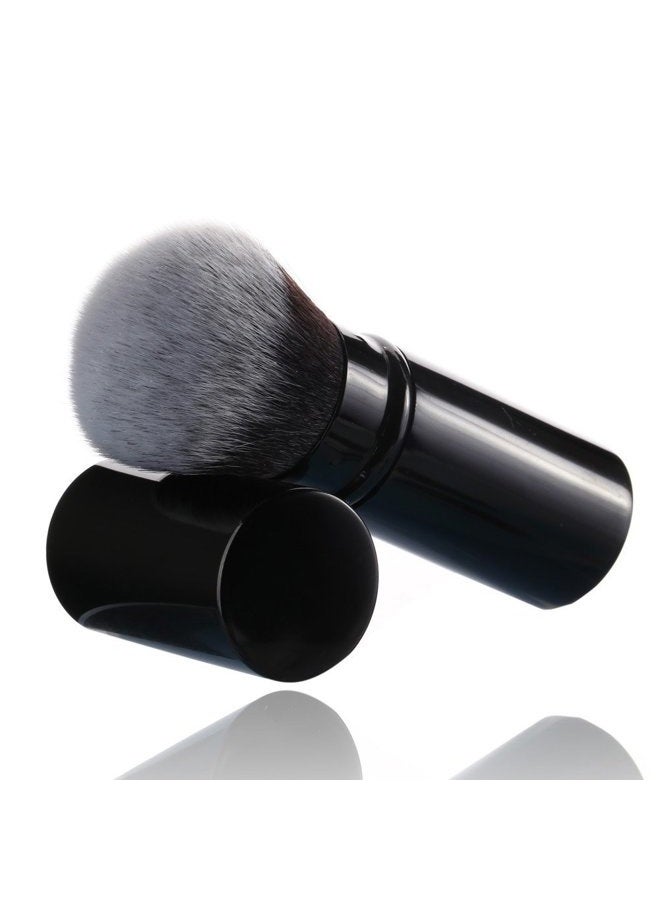 Sinide Retractable Makeup Blush Brushes, Professional Kabuki Brush Set - Best Foundation Brush Travel Kit for Mineral Powder,Contouring, Cream or Liquid Cosmetics - Image 3
