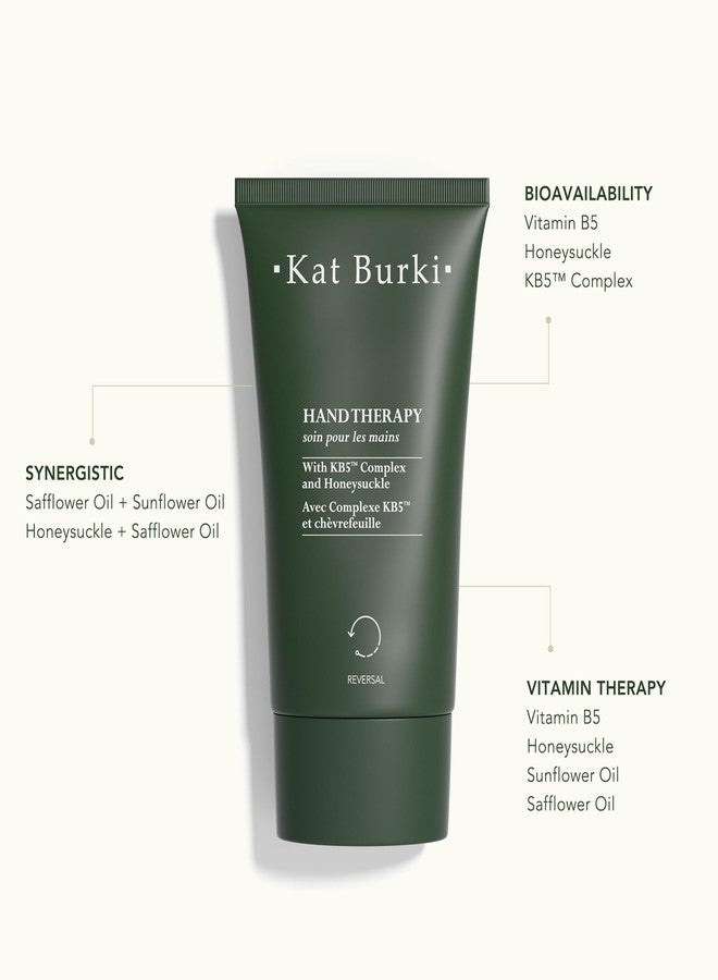 KAT BURKI Hand Therapy Moistuizing Cream with KB5 Complex, Safflower & Sunflower Oils, Hydrates, Soothes & Protects Dry Hands, 4.4 fl oz - Image 5