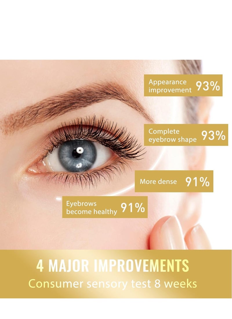 EELHOE - Eyelashes Enhancer Liquid, Organic Castor Oil with Brush, Advanced Formula for Longer Fuller Thicker Eyelashes and Eyebrows, Perfect for Natural Growth Boost, 20ML - Image 1