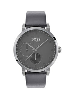 HUGO BOSS Men's Leather Wrist Watch 1513595  - Image 1