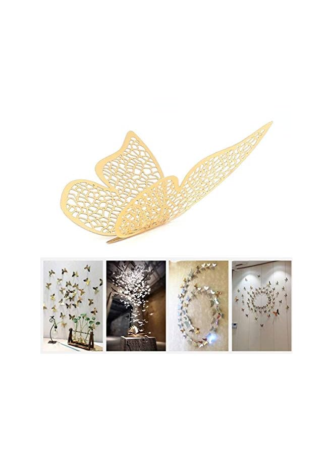 Zaboon 3D Pvc Butterfly Wall Stickers Decals Diy Hollow Wallpaper Poster Kids Rooms Party Wedding Home Decoration B Type - Image 4