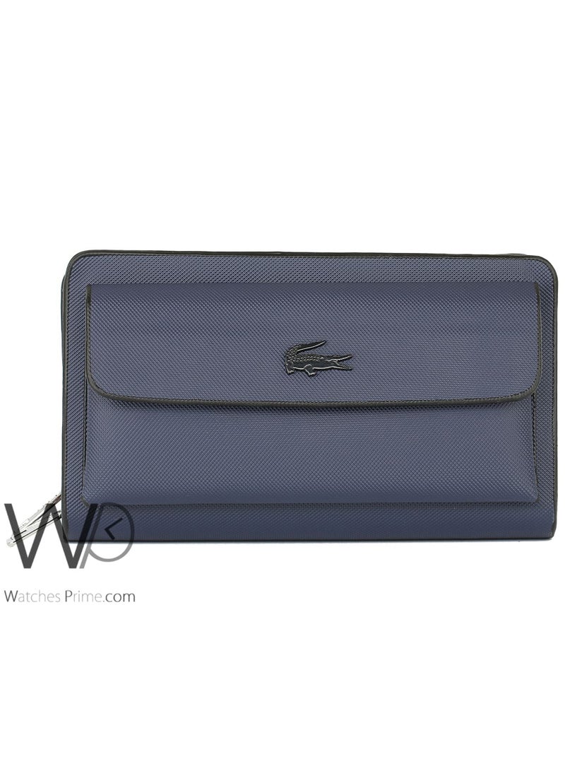 Lacoste Navy Blue Hand Men's Wallet - Image 1