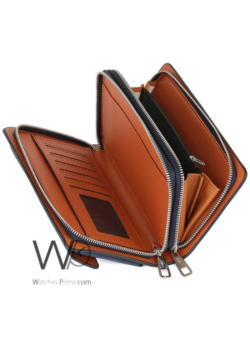 Lacoste Navy Blue Hand Men's Wallet - Image 4