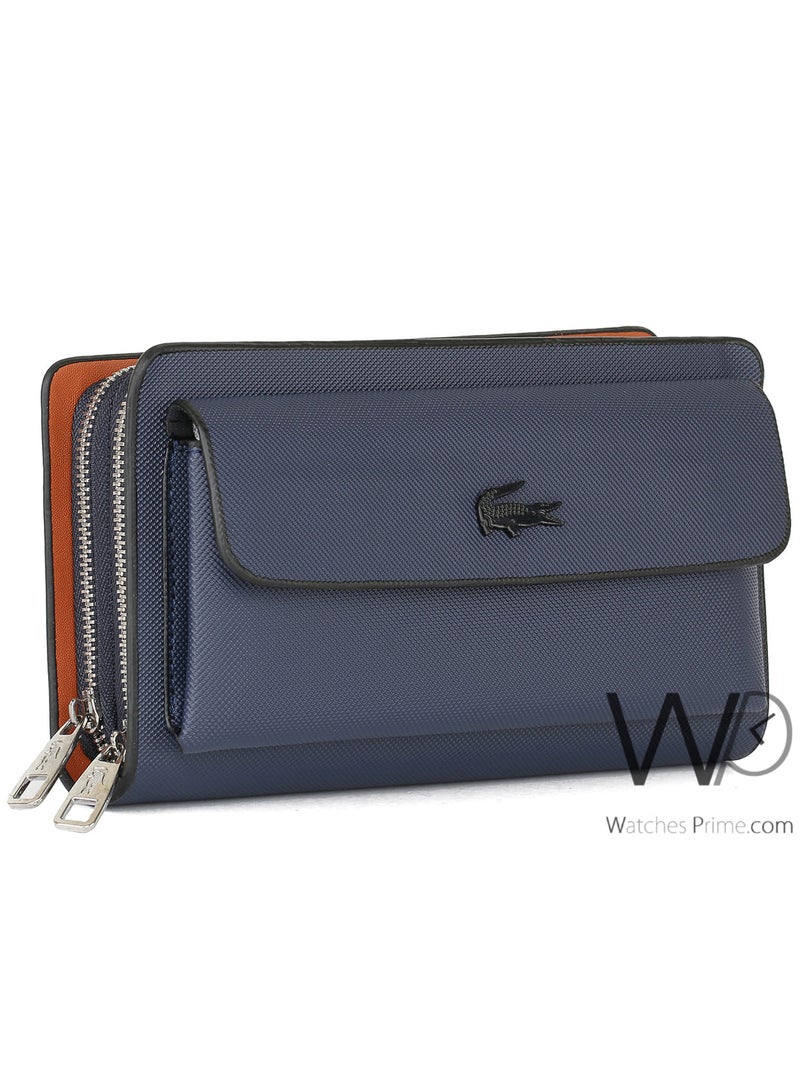 Lacoste Navy Blue Hand Men's Wallet - Image 2