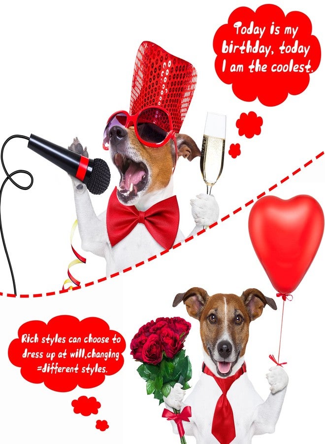 Reginary 68 Pieces Bow Ties for Dogs, Adjustable Pet Collar Bowtie Puppy Dog Ties Grooming Accessories for Small Puppy Cats Birthday Photography Holiday Festival Party Favor - Image 4