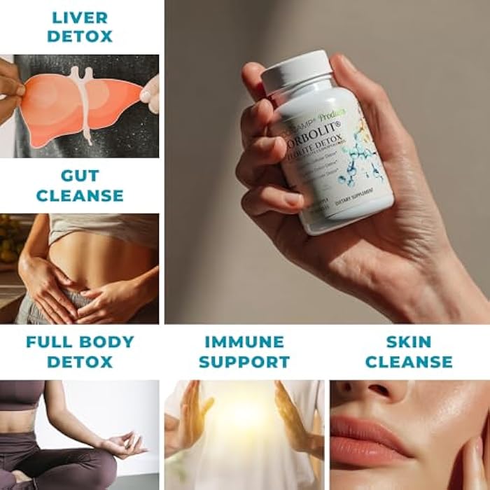 TODICAMP Zeolite Detox Sorbolit - Zeolite Binder Supplement for Full Body Detox - Gut Cleanse, Cellular and Liver Detox (120 Count (Pack of 1)) - Image 4