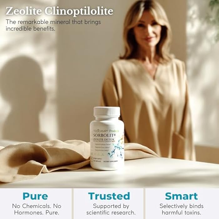 TODICAMP Zeolite Detox Sorbolit - Zeolite Binder Supplement for Full Body Detox - Gut Cleanse, Cellular and Liver Detox (120 Count (Pack of 1)) - Image 3