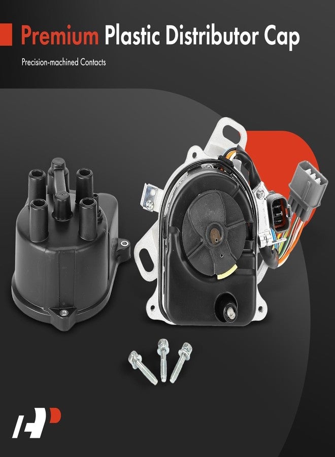 A-Premium Ignition Distributor with Cap and Rotor Compatible with Honda Civic CRX 1988 1989 1990 1991 1.5L - Image 5