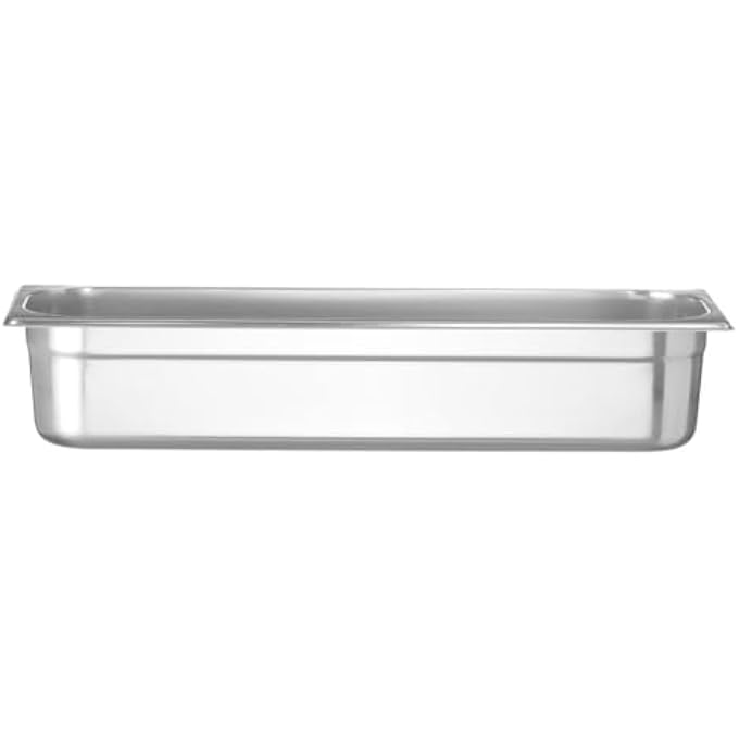 هندي المستلم Gn 24Contenedor GnApilableResistente A Temperaturas De 40 A 300Capto Para HornosCongeladoresCalientaplatosBao Mara58L530X162XH 100MmAcero Inoxable 1810 - Image 1
