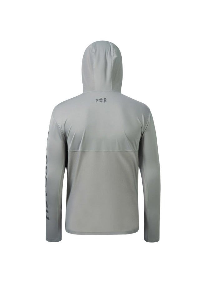 BASSDASH - UPF 50+ Men's UV Sun Protection Long Sleeve Performance Fishing Hoodie Hooded Shirts - Image 1