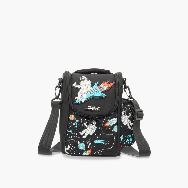 Skylar Astronaut Print Insulated Lunch Bag for Kids - Image 1