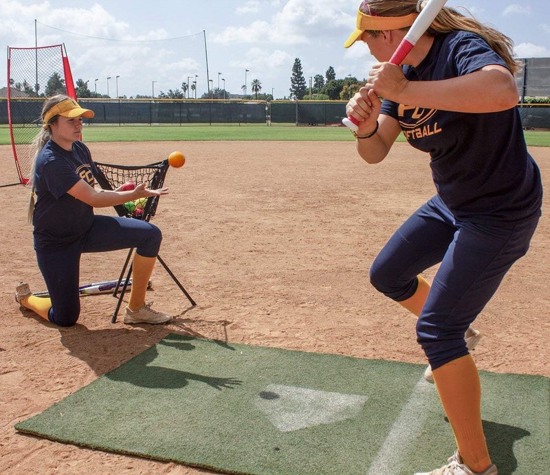 PowerNet Sweet Spot Training Bat + 3.2" Progressive Weighted Softball Training Balls for Hitting & Pitching, 9 Pack Weighted Balls & Weighted Bat, Improve Hand-Eye Coordination & Power - Image 5