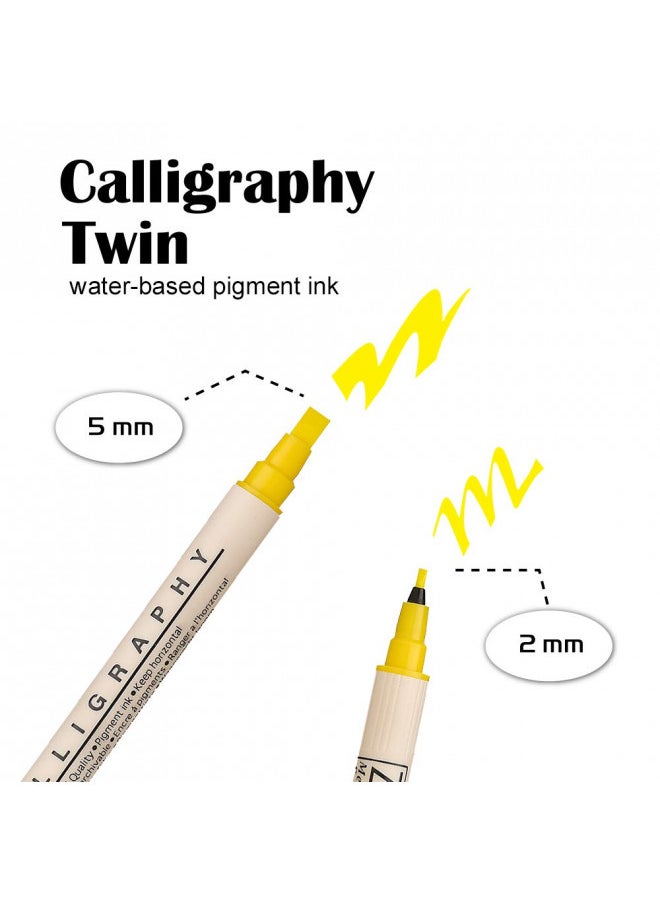 Zig - Kuretake Marker, 8 Count (Pack of 1), Assorted - Image 1