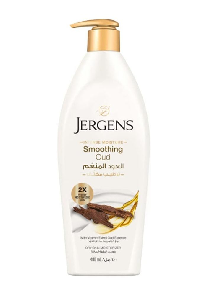 Jergens Smoothing Oud Dry Skin Moisturizer, 400 ml