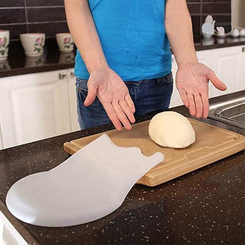 SIMESTICH SIMESTICH 1 Pcs Silicone Hair Bag Flour Mixing Bag Flour Mixer Bag kneading Dough Bag Kitchen Preservation Bag Cookie Dough Bread Baking pan Kitchen Supplies Biscuit Pastry White  - Image 2