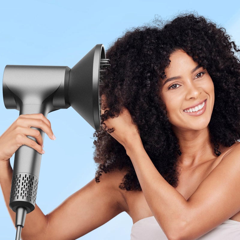 Hzd Hair Dryer Diffuser  Attachment For Hair Dryer  Hair Diffuser For Curly Hair  360 Magnetic Diffuser For Hzd&Dson Supersonic Hair Dryer  Hair Attchment For Women  Black - Image 5