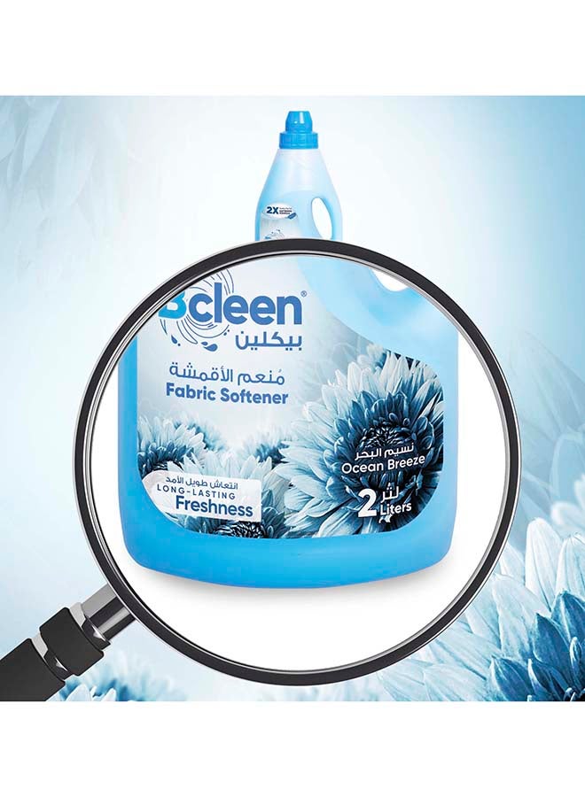 Bcleen Fabric Softener, Ocean Breeze Scent, for long lasting fragrance,2L (OFFER PACK 2L X 2) - Image 2