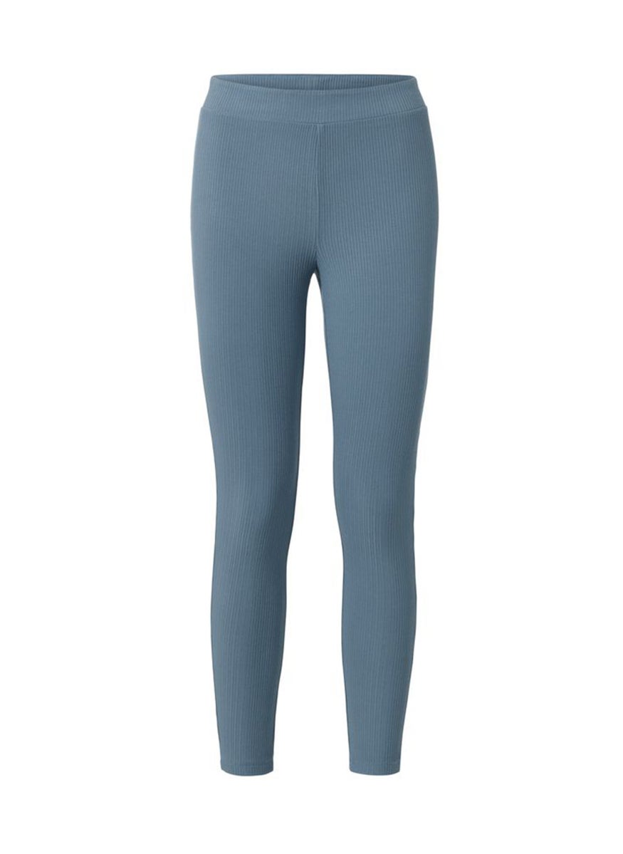 Tchibo Women Ribbed Pull On Leggings, Grey  - Image 2