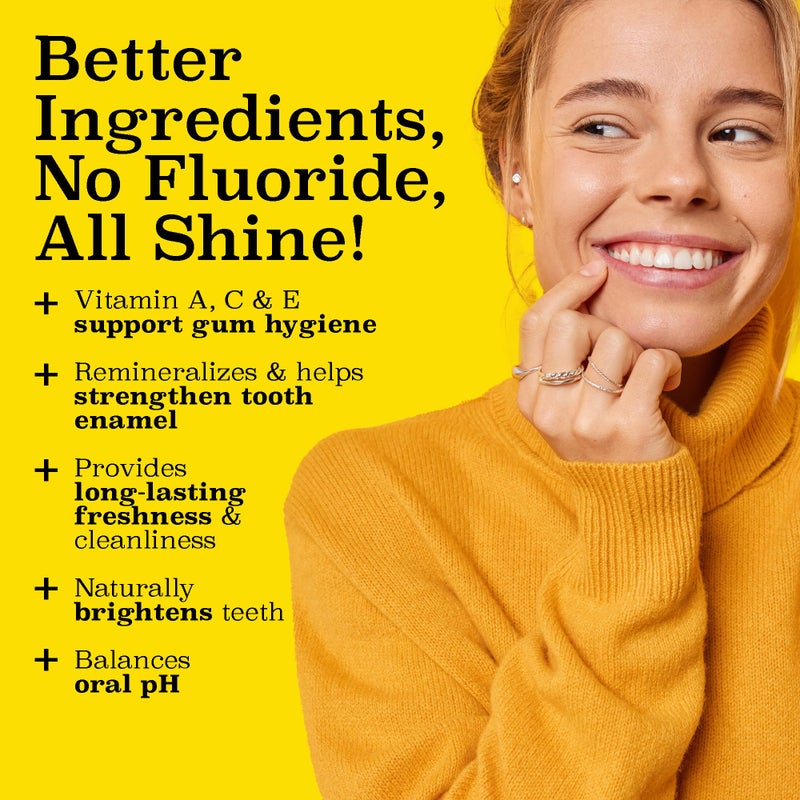 Twice Nano-Hydroxyapatite Toothpaste, Fluoride-Free - Helps Remineralize Teeth, Freshens Breath & Activated Charcoal for Teeth Whitening, ICY Mint - 3.4 oz, Pack of 3 - Image 2