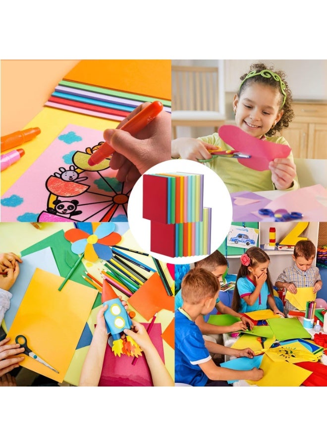 Generic Multicolor Paper Bundle A4 100 Sheets |10 Different Color Each 10 Sheets Mix Color Paper Pack  - Image 4