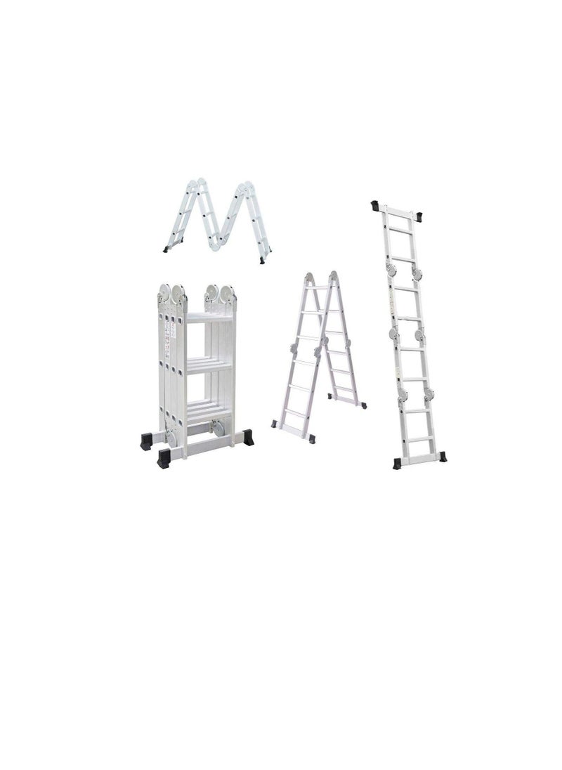 Multi Purpose 4x3 x 3.7m Foldable Aluminium Ladder 12 Rungs - pzsku/ZB318C567ADF25609AD4EZ/45/_/1659162891/7d9e7784-627d-4253-bccc-0bcd72b62662