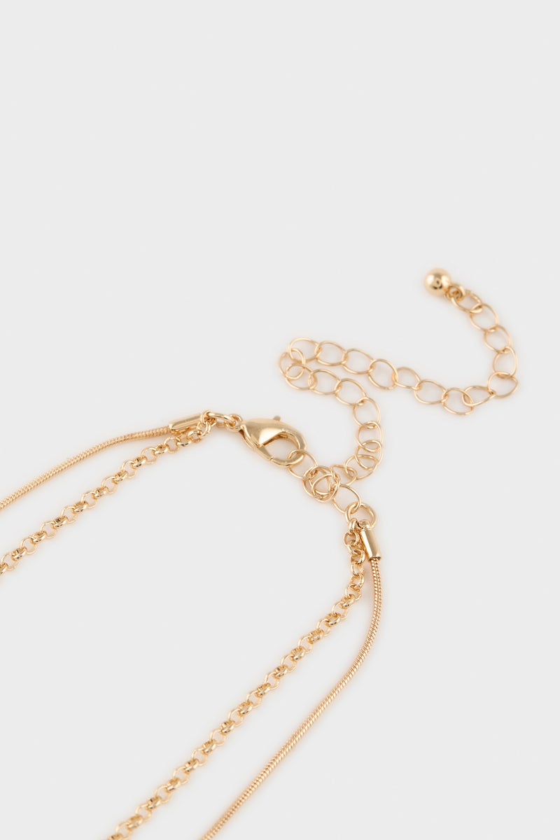 DeFacto Gold Woman Woman 2 Piece Necklace Set Casual - Image 3