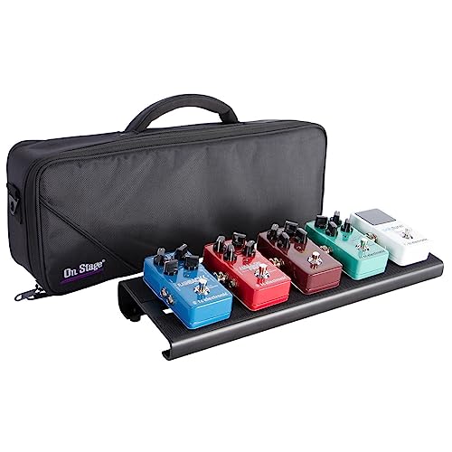 OnStage On-Stage GPB2000 Compact Pedal Board with Gig Bag, Black - Image 1