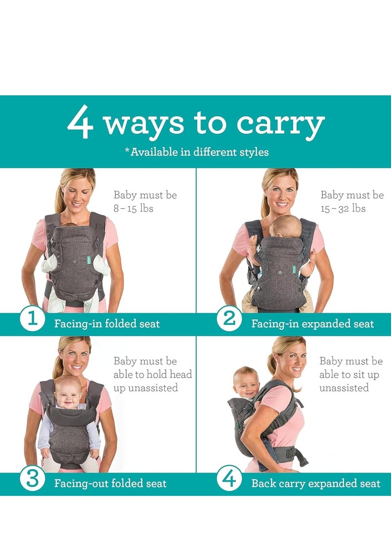 infantino Infantino - Flip Advanced 4-in-1 Convertible Carrier - Grey  - Image 5