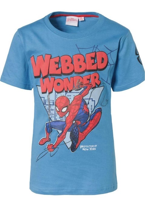 Marvel Avengers Spider Man Boy T-Shirtby kids tv100%cotton